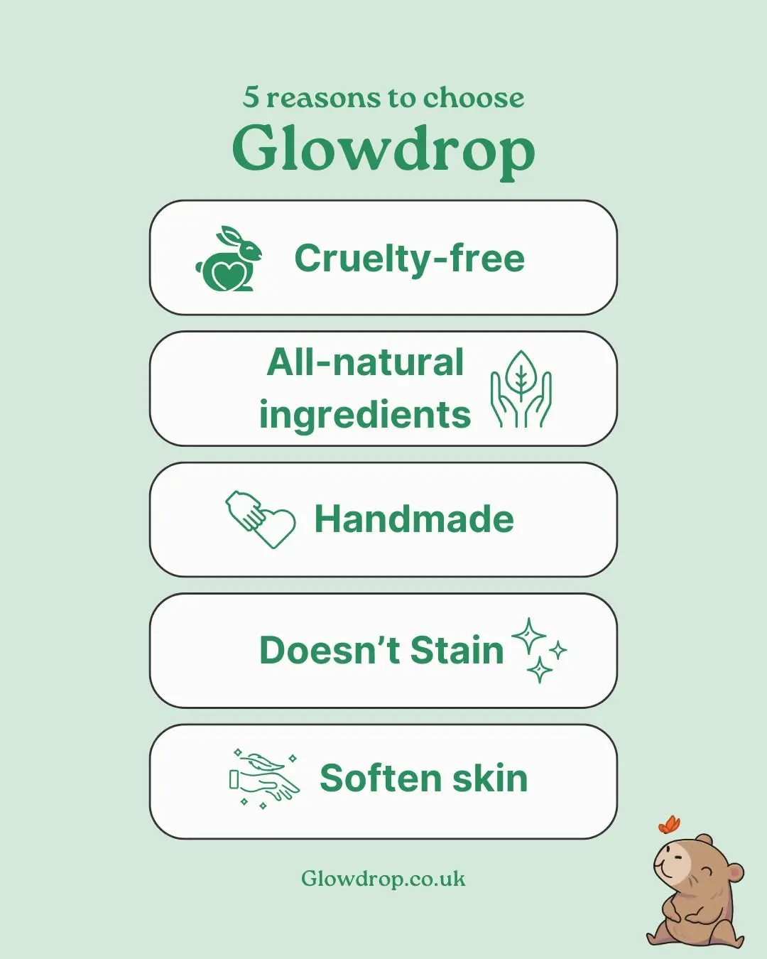 Glowdrop CapySpara Forest Pine Bath Fizz🌿