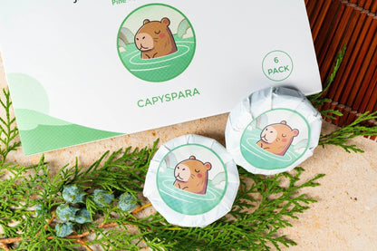 Glowdrop CapySpara Forest Pine Bath Fizz🌿