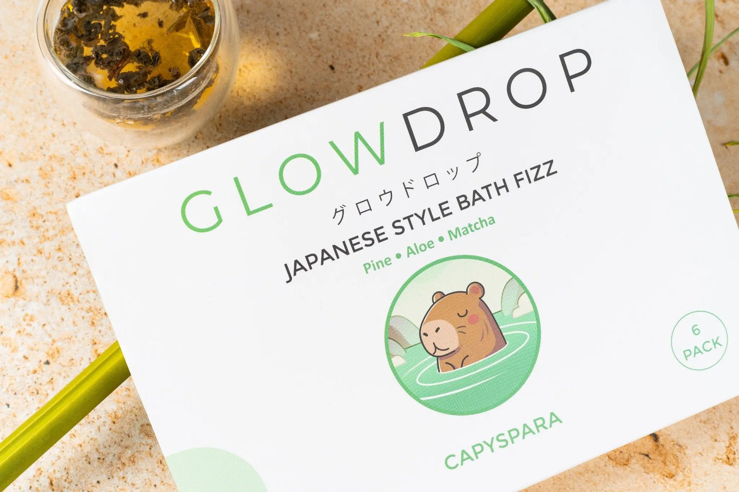 Glowdrop CapySpara Forest Pine Bath Fizz🌿