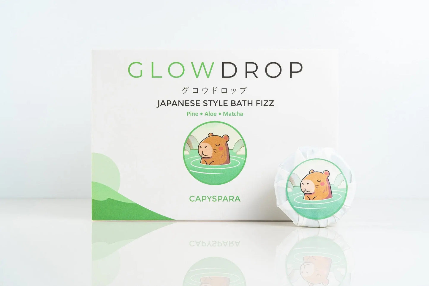 Glowdrop CapySpara Forest Pine Bath Fizz🌿
