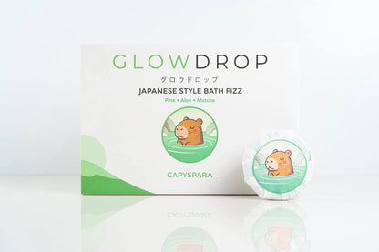Glowdrop CapySpara Forest Pine Bath Fizz🌿