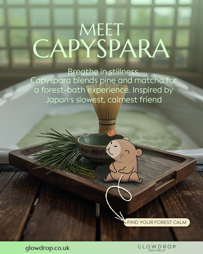 Glowdrop CapySpara Forest Pine Bath Fizz🌿